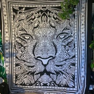 Tiger wall tapestry